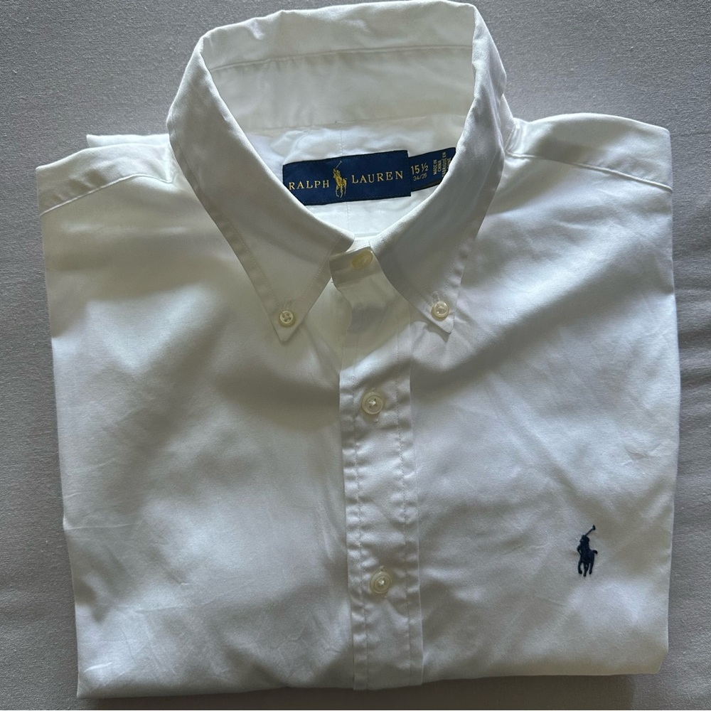 *Bundle* 4 Men's Classic Polo by Ralph Lauren long sleeved dress shirts - Picture 5 of 5